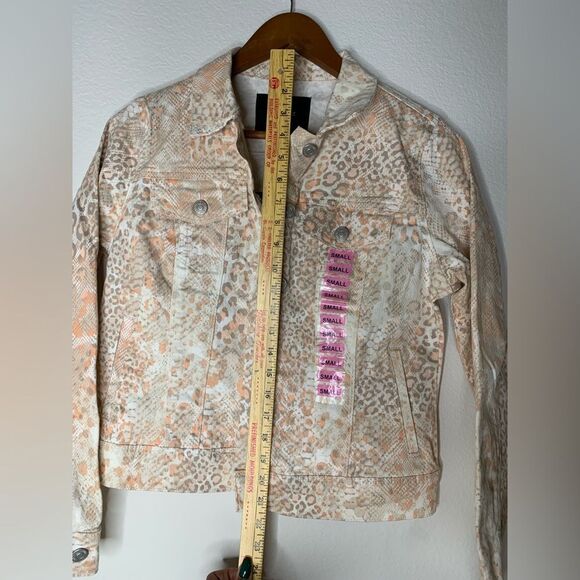 Nine West Animal Print Jean Jacket - Picture 4 of 5